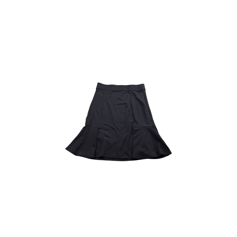 Max Studio Black Stretch Flounce Hem Pencil‎ Skirt Women's XS